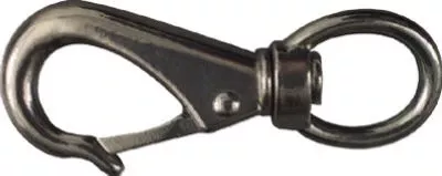 0.75″ X 4.375″ Stainless Steel Boat Snap With Swivel Eye – Durable Marine Hardware