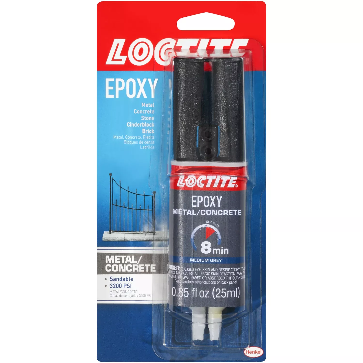 0.85 Oz Metal/concrete Epoxy – Quick-set Adhesive For Metal & Masonry
