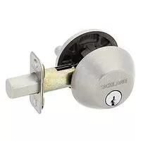1-CYLINDR DEADBOLT K4 STN NCKL - Case of 4