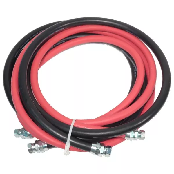 10 Foot Rubber Twin Hose Set