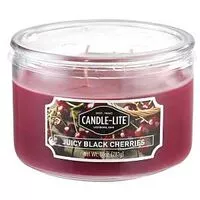 10OZ 3WICK JAR BLK CHERRY - Case of 4
