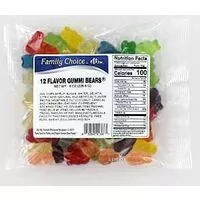 12 Flavor Gummy Bears 8oz - Case of 12