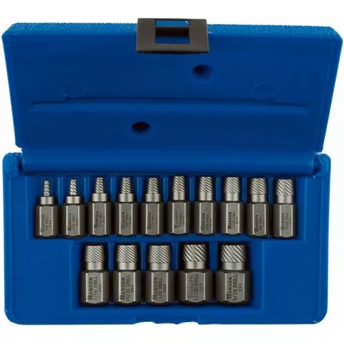 15 Piece Hex HeadMulti Spline Extractor Set