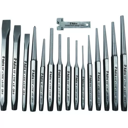 16 Piece Punch and Chisel Set