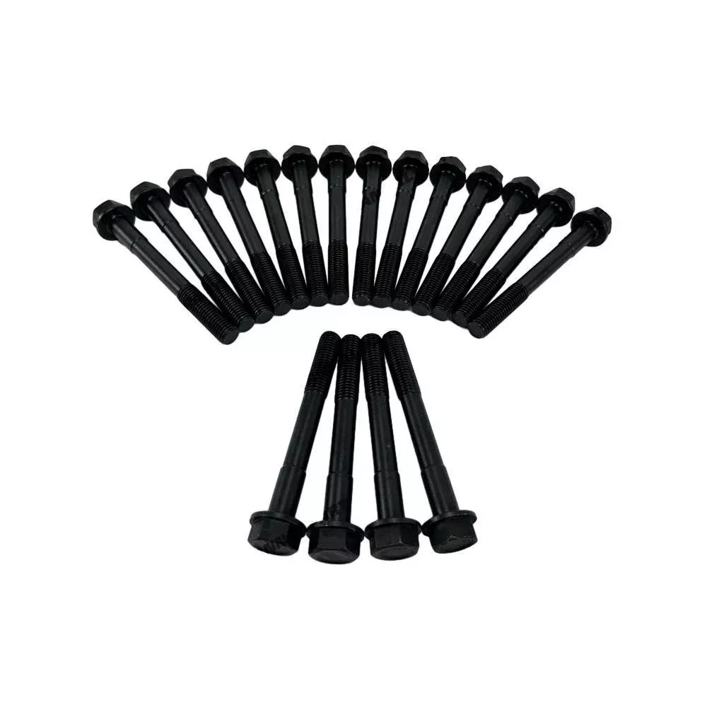 18 PCS Head Bolt Set For Caterpillar 3024C Diesel Engine