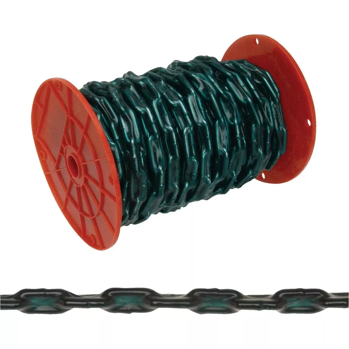 #2/0 60 Ft. Zinc-plated W/green Sleeve Low-carbon Steel Coil Chain