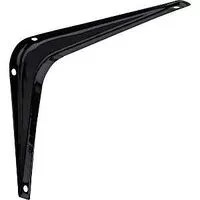 211BC SHELF BRACKET BLK 5X6IN - Case of 20