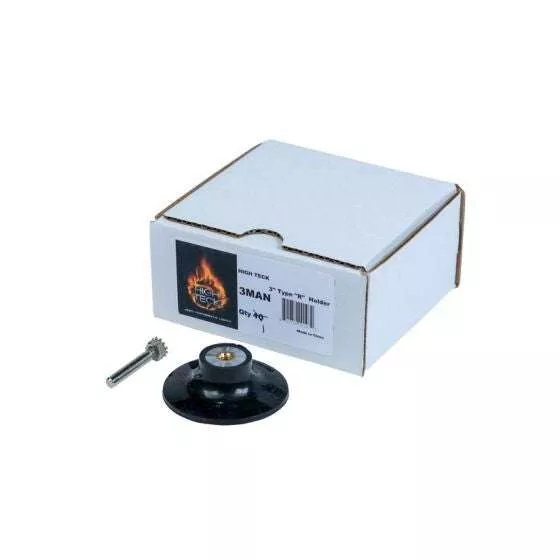 3″ ROLOC DISC BACKUP PAD WITH 1/4 IN SHANK FOR SANDING DISCS
