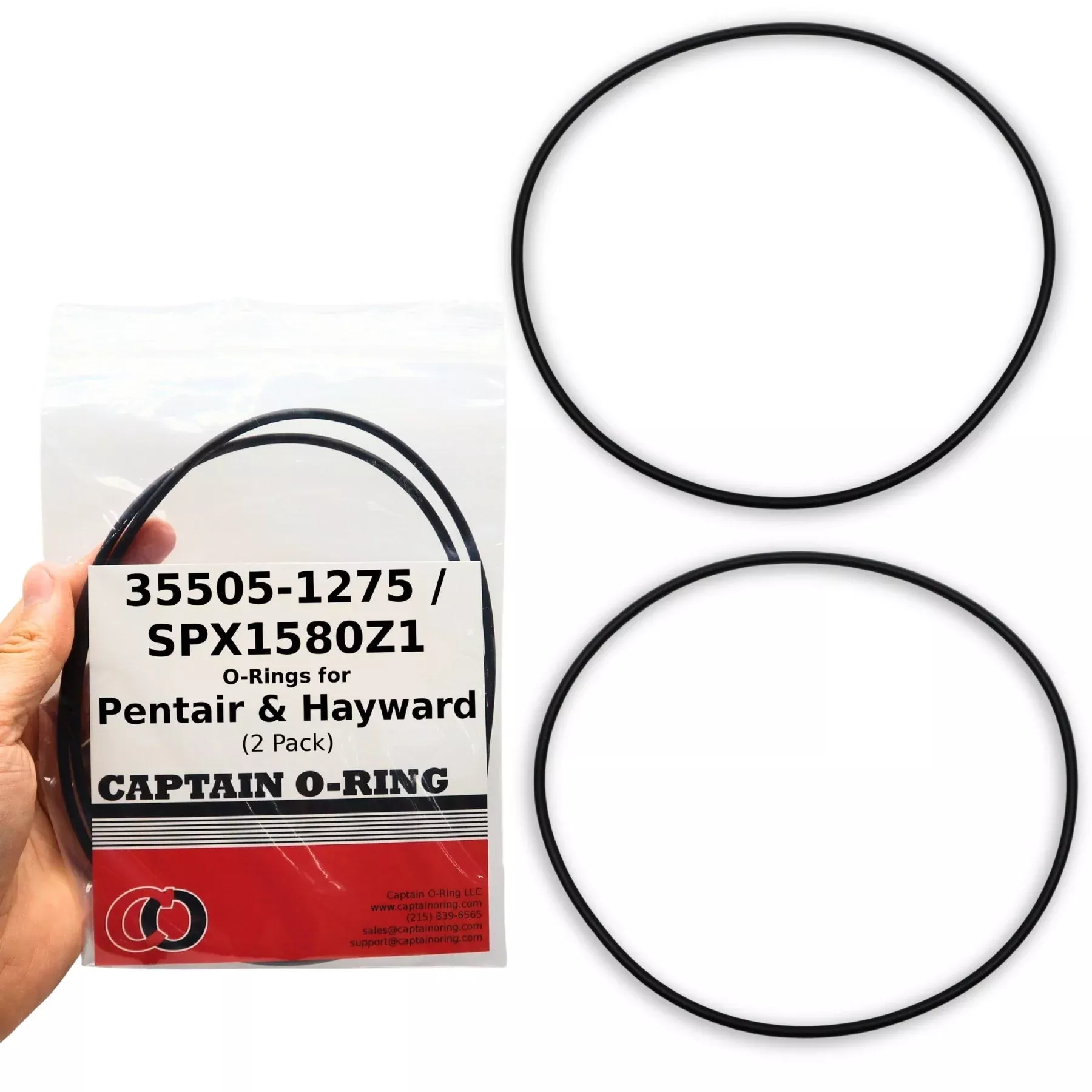 35505-1275 / SPX1580Z1 O-Ring for Pentair Sta-Rite Multiport and Hayward Powerflo Pumps (2 Pack)