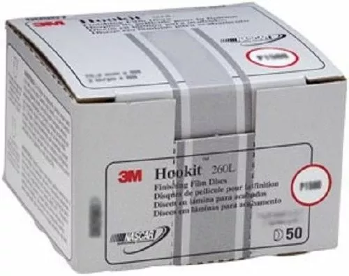 3M 00971 Hookit 6′ P600 Grit Finishing Film Disc