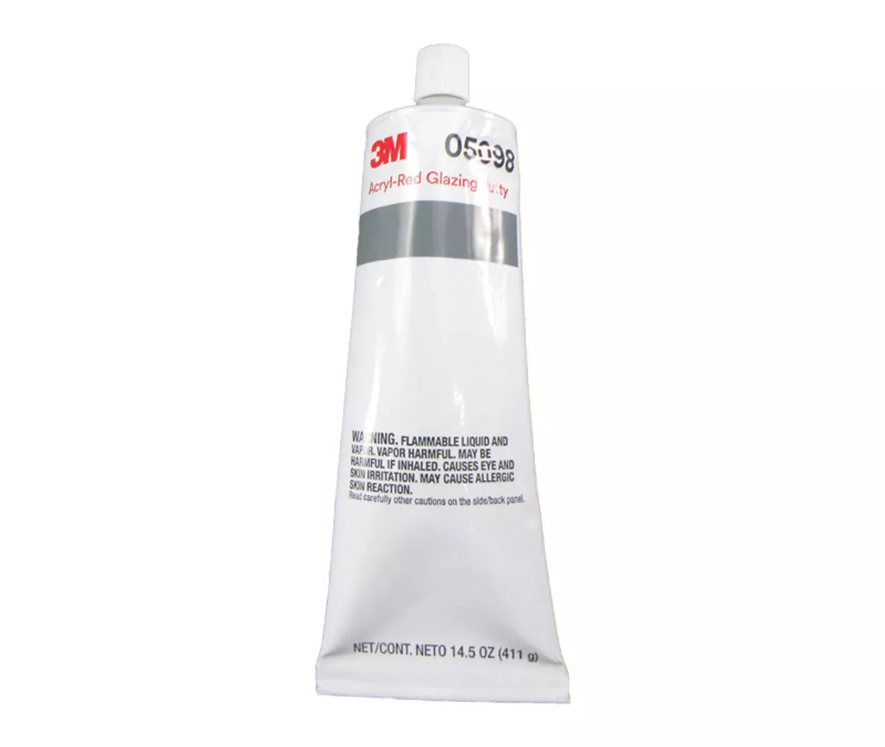 3M™ 05098 Glazing Putty, 14.5 oz Aluminum Tube, Paste