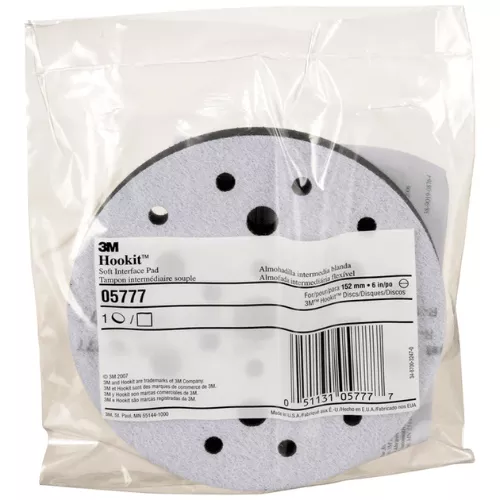 3M™ 05777 6″ HOOKIT CLEAN SAND INTERFACE PAD