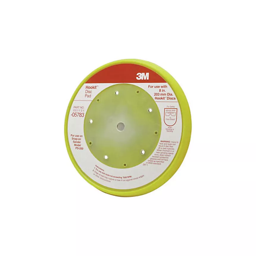 3M Hookit Pad D/F, 8″ x 5 Bolt Hole – 05783