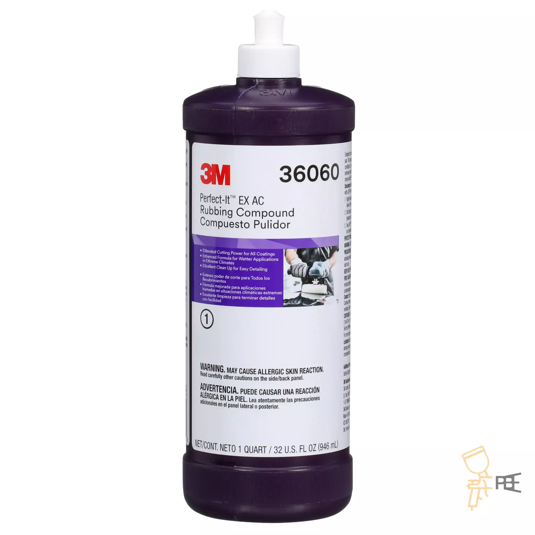 3M Perfect-It Ex Ac Rubbing Compound Bottle Liquid