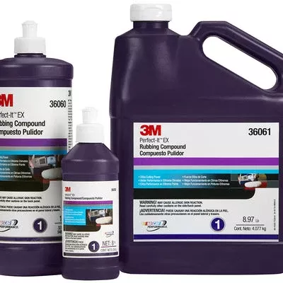 3M™ Perfect-It™ EX AC Rubbing Compound, White, Liquid