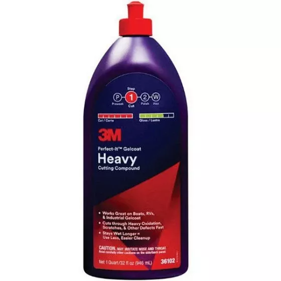 3M Perfect-It Gelcoat Heavy Cutting Compound Bottle Liquid