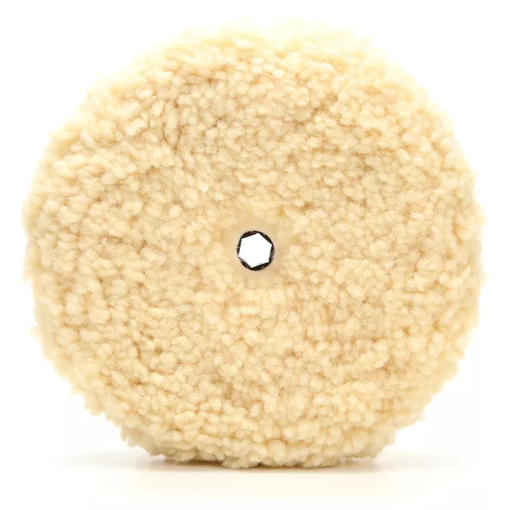 3M Perfect-It Wool Compounding Pad 05753 – Double Sided, Quick Connect – 8 inch