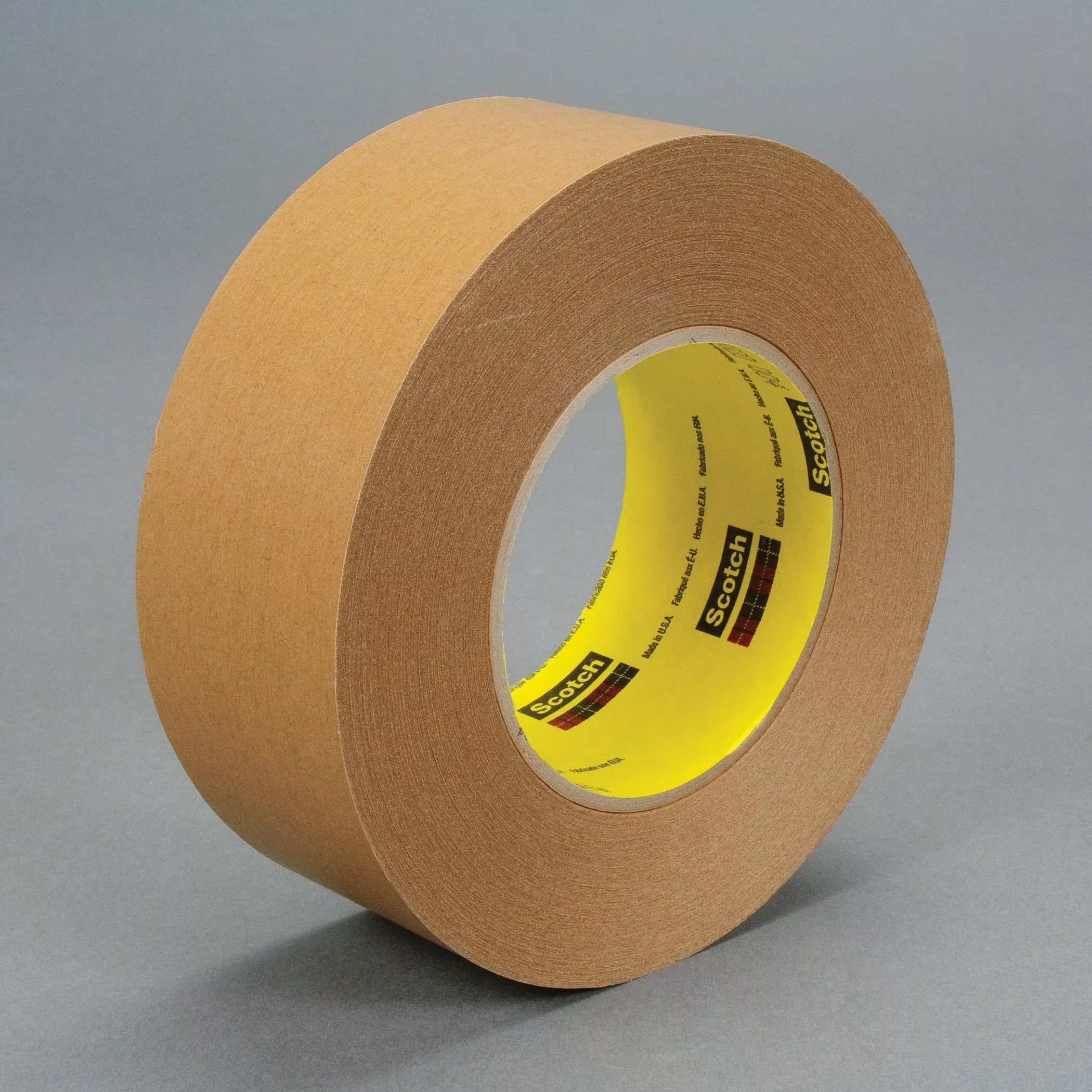 3M R3187-4X60~Repulpable Strong Single Coated Tape R3187 Kraft 7.5 mil (3.78 Inch x 60 Yards)