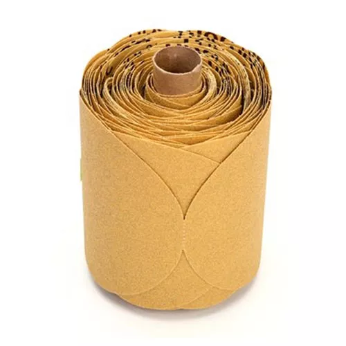 3M Stikit 5″ Gold Discs – 125 Disc Roll P80A