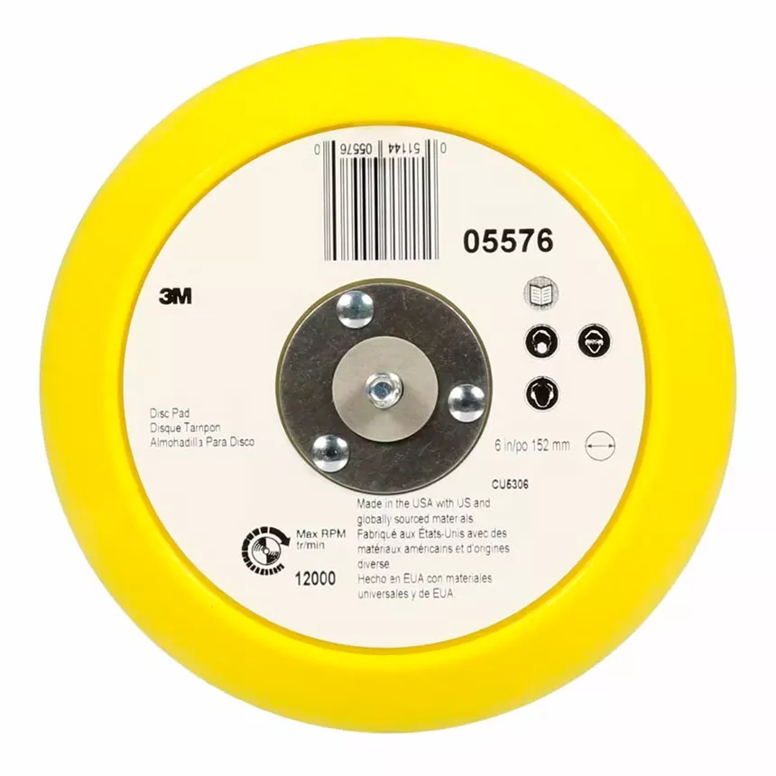 3M Stikit 6″ Disc Backup Pad – 05576
