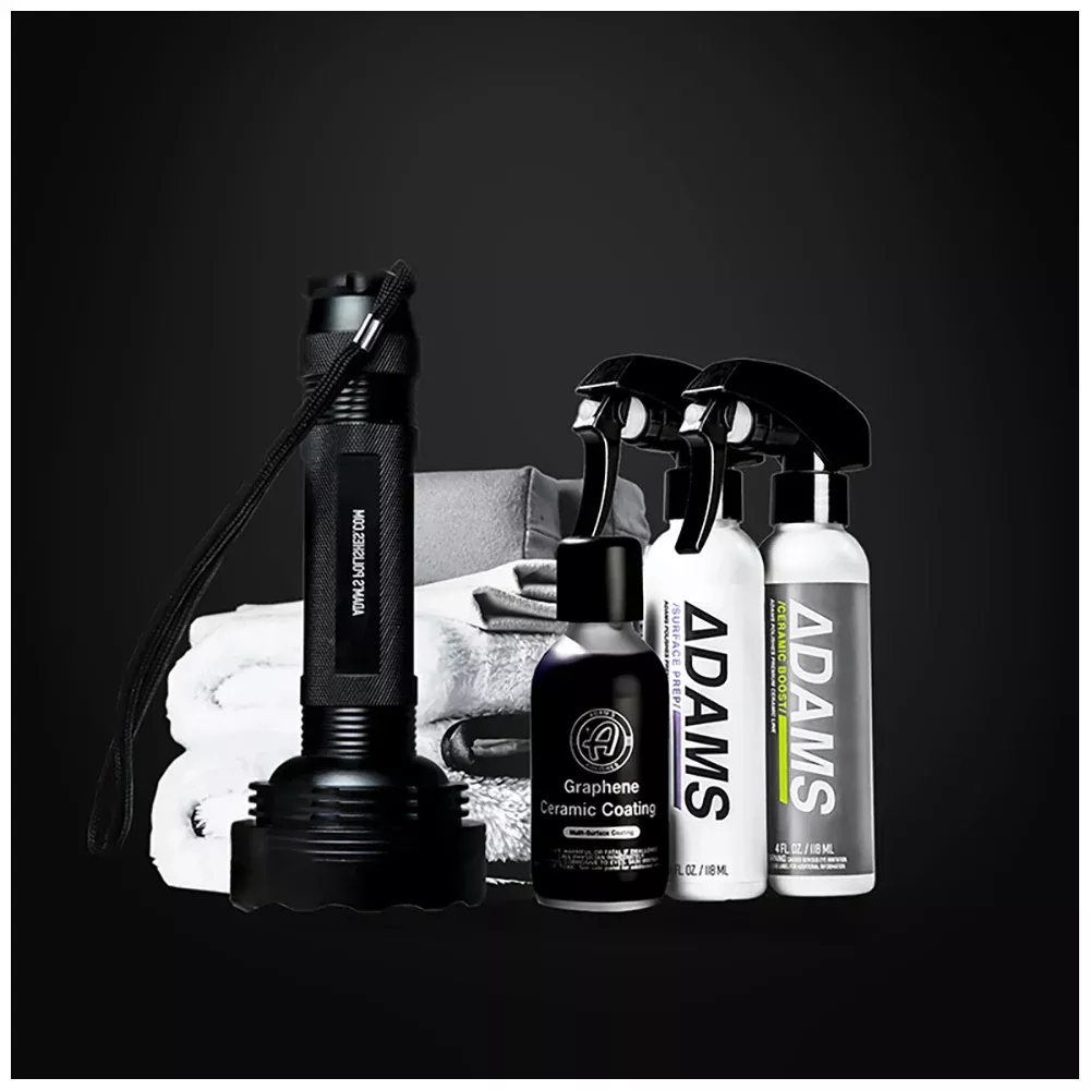 Adam’s Graphene Ceramic Coating – 60 ml Kit with Light