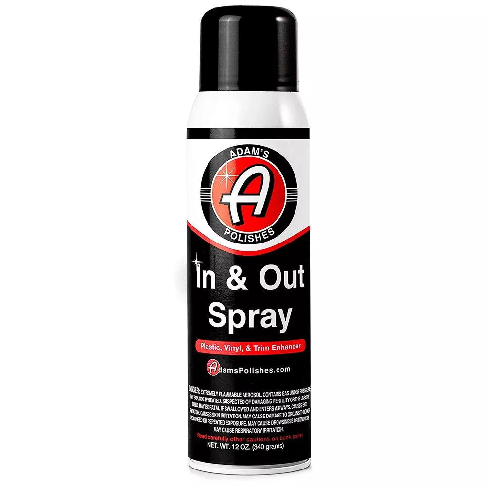 Adam’s In & Out Spray – Plastic, Vinyl & Trim Enhancer – 12 oz