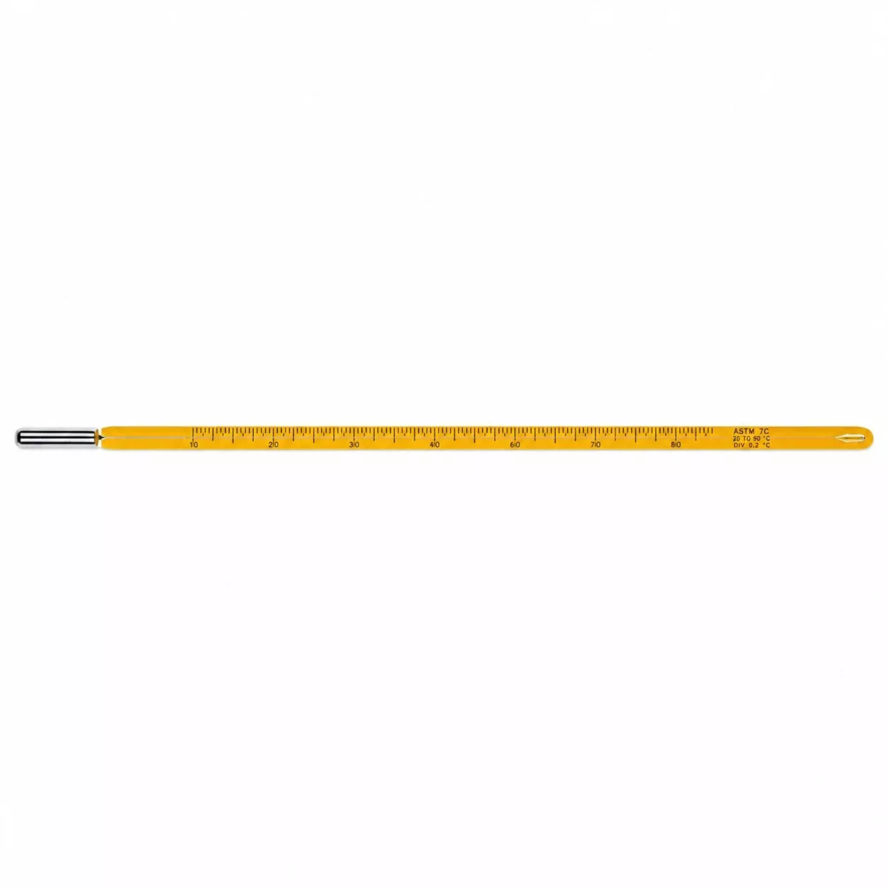 ASTM 7C, -2°/300°C x 1.0°C, Hg, Total Imm 390mm – Low Distillation