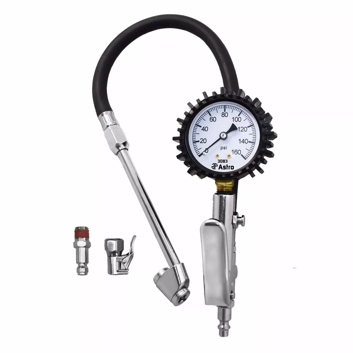 Astro Pneumatic 2.5″ Dial Tire Inflator with Locking & Dual Chucks
