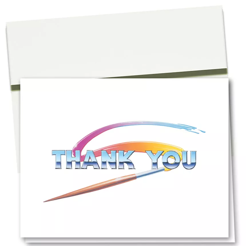 Auto Repair Thank You Cards- Brushed