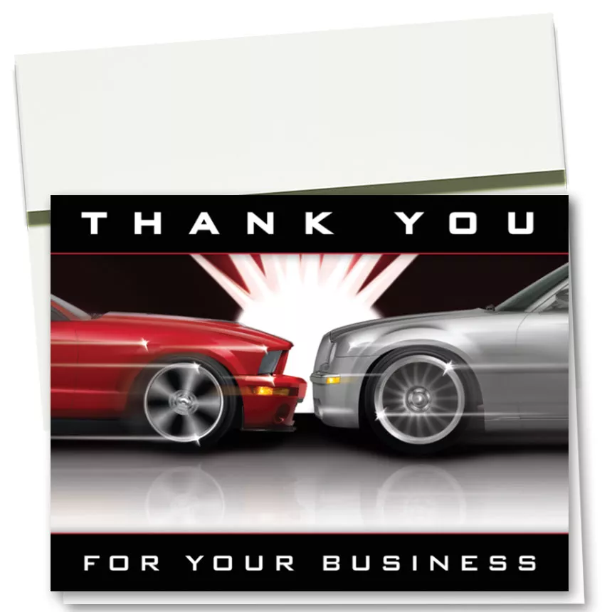 Auto Repair Thank You Cards – Flash