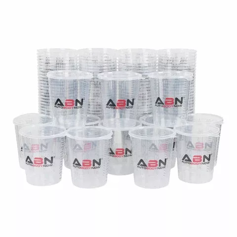 Automotive Paint Mixing Cups – 100pc 64oz Plastic Measuring Cups ABN 815509
