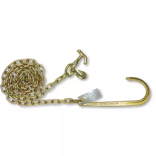 B/A G70 15" Towing J Hook & 5/16" Chain Assembly