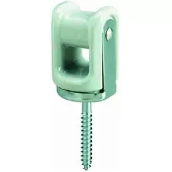 B7b-1 2.5 In. Porcelain Wire Holder