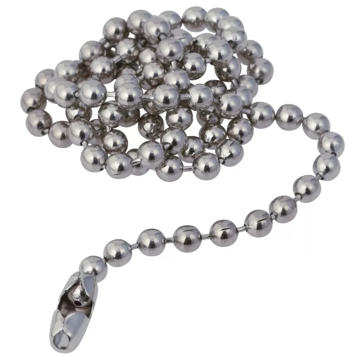 Ball Pattern 15 In. Chrome-plated Stopper Chain