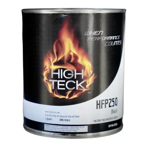 BLACK GM WA-8555 BASECOAT PAINT, QUART, HIGH TECK HFP250