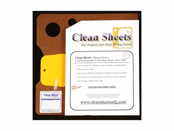 Clean Sheets CS200 Auto Body, Mixing Board Tear-Off Quick-Mixing Sheets