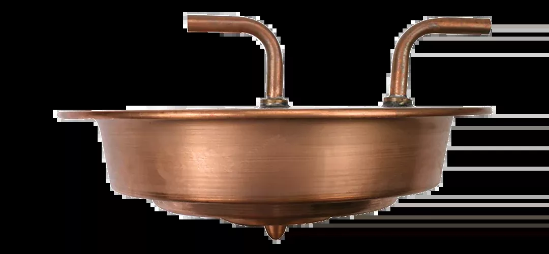 Copper Condenser with 1/2 inch tubes