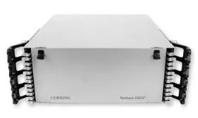 Corning EDGE-04U Pretium Edge Fiber Panel 48 Position Empty 4RU