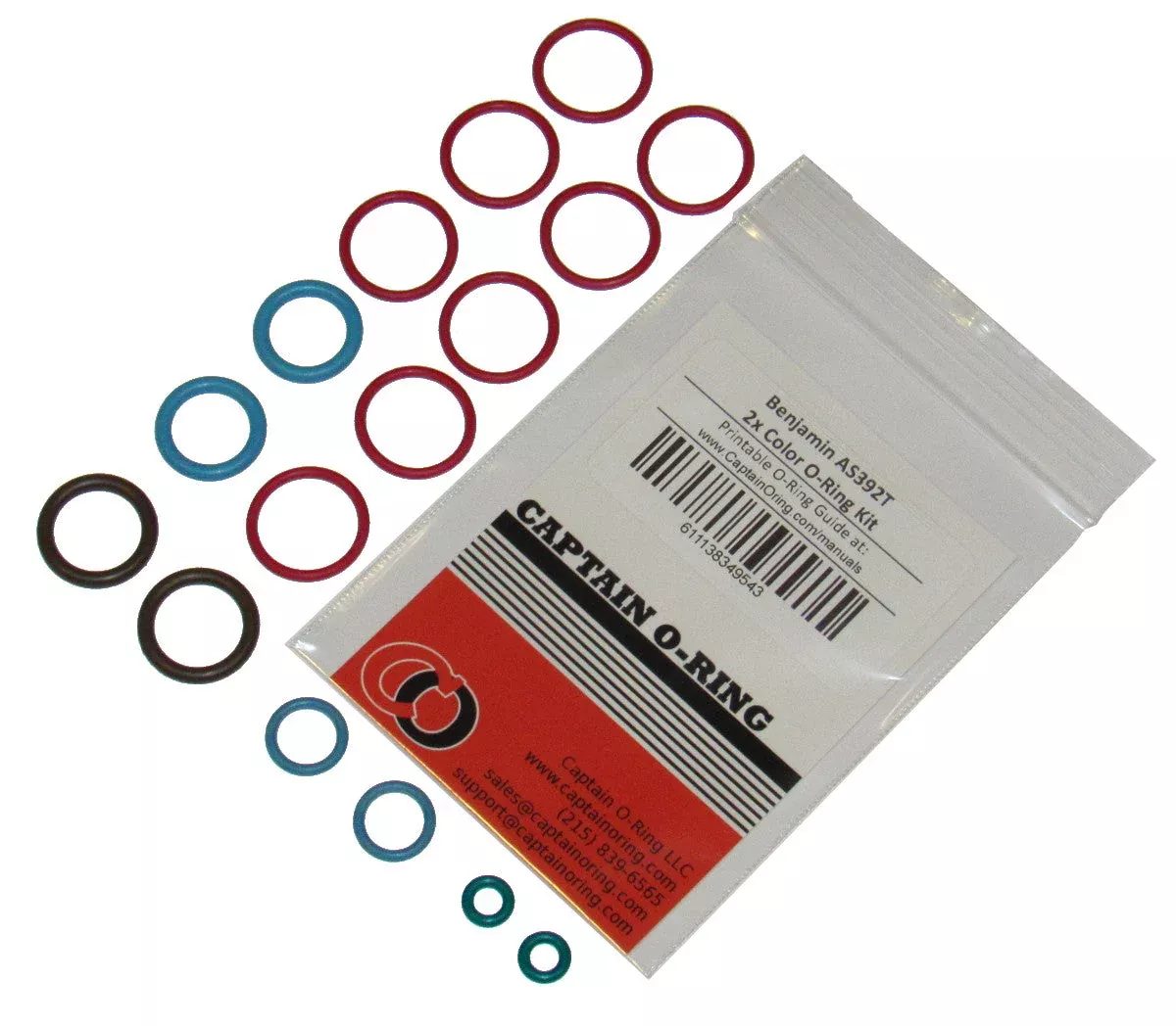 Crosman Benjamin AS392T Air Rifle 2x COLOR CODED O-Ring Kit