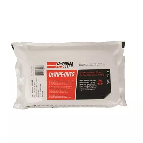 DeVilbiss DeWipe-Outs Pre-Saturated Prep Wipes