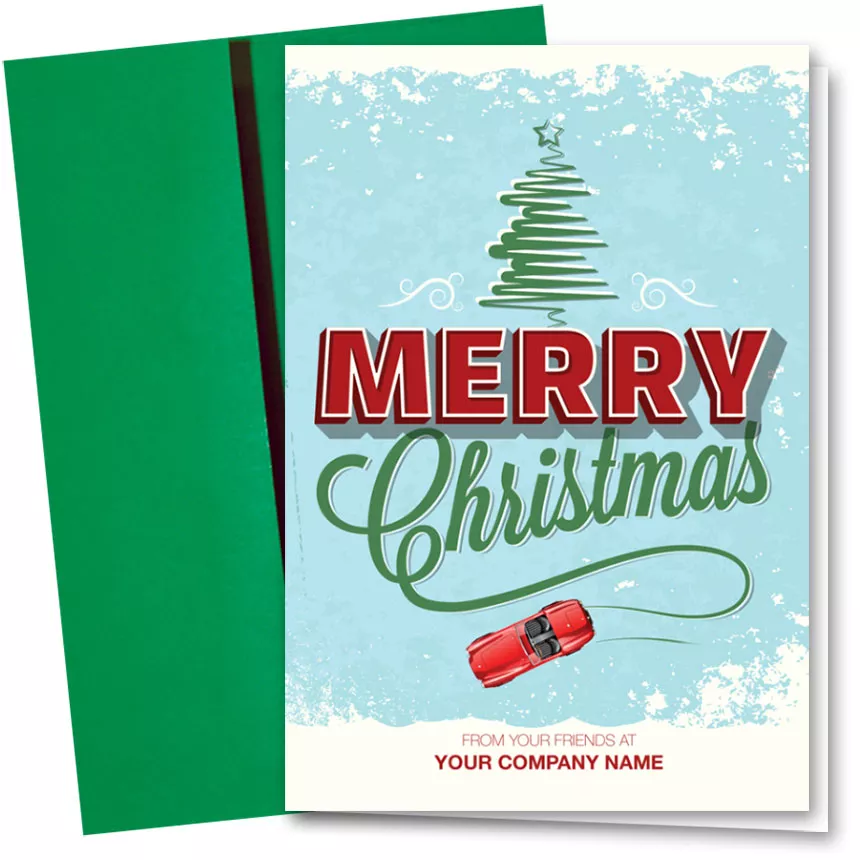 Double Personalized Full-Color Holiday Cards – Speedy Salutation