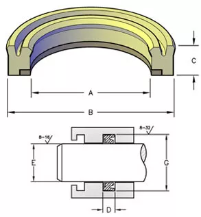 DRUB ROD U-SEALS