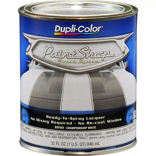 Dupli-Color Paint Shop Finishing System Championship White Paint – BSP201