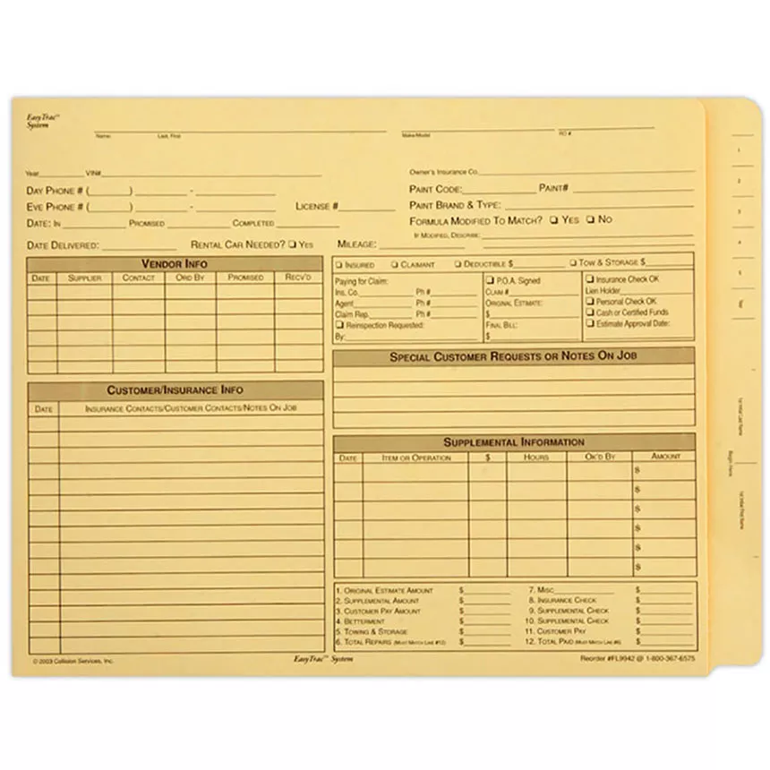 EasyTrac Open Shelf Filing Jackets – Open 2 Sides (100)