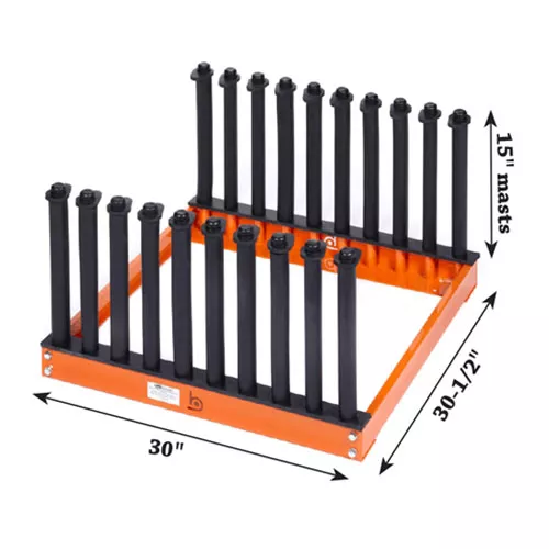 Equalizer Burco 9-Slot Redi Rack™, 15″ Masts – BT1048