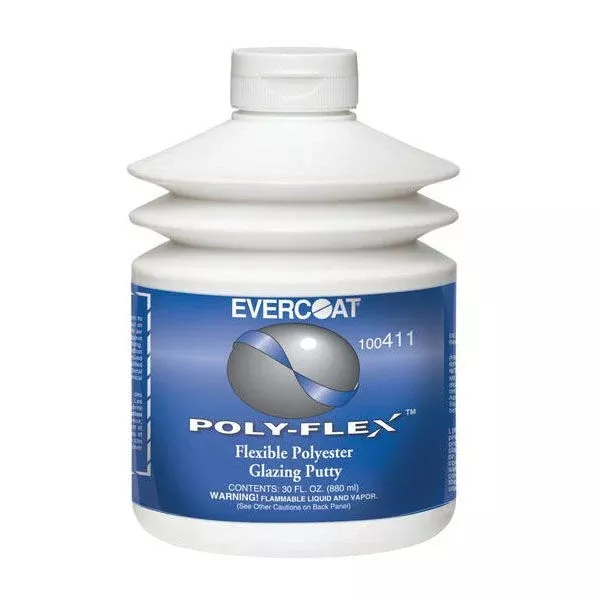EVERCOAT POLY-FLEX™ Polyester Glazing Putty, 30 oz Pumptainer, Flowable Liquid