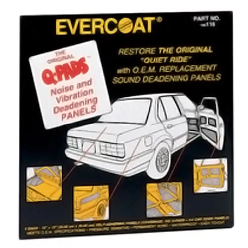 Evercoat Q-Pads Sound Deadening Panels – 116