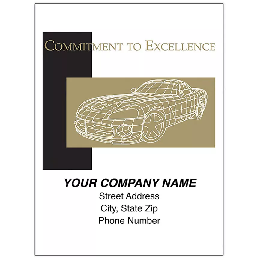Full-Color Paper Floor Mats – Black & Gold Wireframe