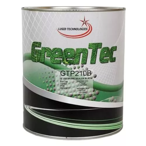 GREENTEC GTP210B BLACK HIGH BUILD 4:1 2K URETHANE SEALER, 1 GAL