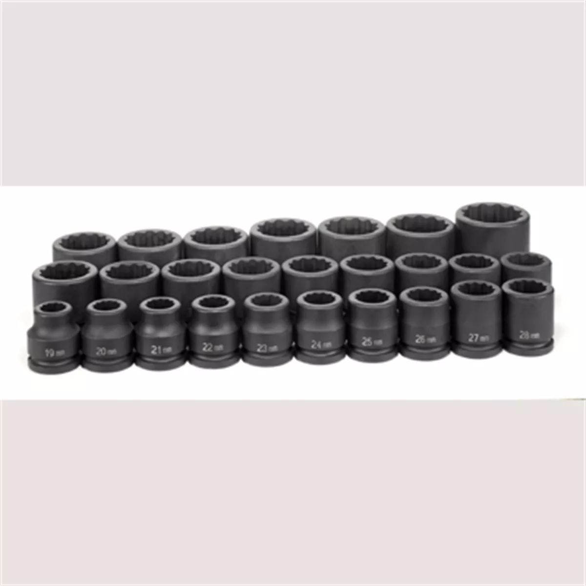 Grey Pneumatic 3/4" DR. 26 PIECE 12 POINT SHORT SET METRIC